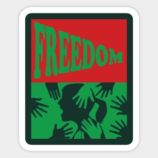 FREEDOM BELARUS PROTEST Sticker